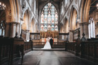 wedding at St Mary's church in Beverley